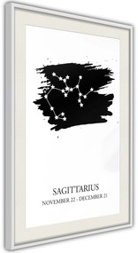 Αφίσα - Zodiac: Sagittarius I - 40x60 - Μαύρο - Με πασπαρτού