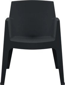 ΠΟΛΥΘΡΟΝΑ ΠΟΛΥΠΡΟΠΥΛΕΝΙΟΥ SLEEK HM6370.02 ΜΑΥΡΗ 68x63x82,5Υεκ.