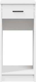 vidaXL Πύργος υπολογιστή με συρτάρι Λευκό 35x45x77 cm