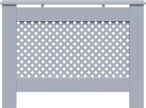 vidaXL Κάλυμμα Καλοριφέρ Ανθρακί 112 x 19 x 81,5 εκ. από MDF