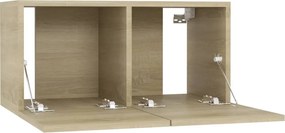 vidaXL Ντουλάπι Τηλεόρασης Κρεμαστό Sonoma Δρυς 60 x 30 x 30 εκ.