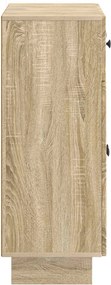 vidaXL Πλαϊνό γραφείο Sonoma Δρυς 66 x 34,5 x 90 εκ Επεξεργασμένο Ξύλο