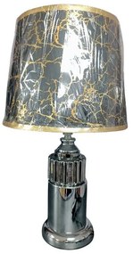Επιτραπέζιο Φωτιστικό - Πορτατίφ - 8300 Ασημί/Μαύρο