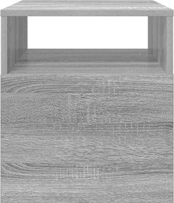 vidaXL End Table 2 pcs Γκρίζο Σονομα 40,5 x 40 x 45 εκ