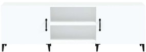 vidaXL Έπιπλο Τηλεόρασης Λευκό 150x30x50 εκ. από Επεξεργασμένο Ξύλο
