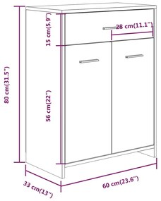 ΝΤΟΥΛΑΠΙ ΜΠΑΝΙΟΥ ΚΑΠΝΙΣΤΗ ΔΡΥΣ 60X33X80 ΕΚ. ΕΠΕΞΕΡΓΑΣΜΕΝΟ ΞΥΛΟ 815663