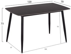 ΣΕΤ ΤΡΑΠΕΖΑΡΙΑΣ 5ΤΜΧ RAVEN HM21265.02 ΚΕΡΑΜΙΚΟ TOP ΜΑΥΡΟ ΜΑΡΜΑΡΟ--ΒΕΛΟΥΔΟ ΚΥΠΑΡΙΣΣΙ