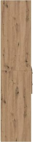 vidaXL Highboard Artisan Oak 45 x 42,5 x 185 εκ. Επεξεργασμένο ξύλο