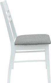 vidaXL Καρέκλες φαγητού 2 pcs Λευκό 43 x 54 x 89 εκ.