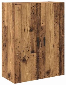 vidaXL Highboard 2 pcs Παλιό Ξύλο Σύνθετο Ξύλο και Γυαλί