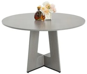 VEVOR 47 in Round Dining Table Wood Kitchen Table for 2-4 Person (Only Table)