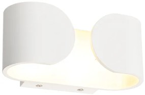 Φωτιστικό Επίτοιχο Aca L350494 NEPHELE Λευκό (White) 4000K