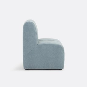 Μονό κάθισμα τραπεζαρίας από λεπτό chenille, ANETA