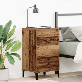 vidaXL Κομοδίνο Παλιό Ξύλο 40 x 35 x 70 εκ. Επεξεργασμένο ξύλο