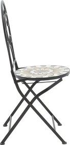 Τραπεζαρία Mosaic σετ 3τεμ μέταλλο μαύρο