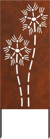 vidaXL Οθόνη Ιδιωτικότητας Κήπου Σκ rusty 50 x 140 εκ