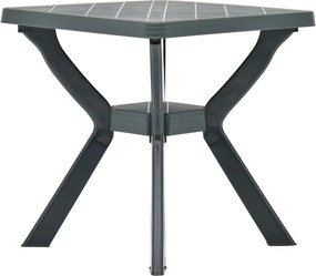 vidaXL Τραπέζι Bistro Πράσινο 70 x 70 x 72 εκ. Πλαστικό
