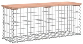 vidaXL Πάγκος Κήπου Συρματοκιβώτιο 103x31,5x42 εκ. Μασίφ Ψευδοτσούγκα