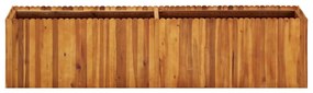 vidaXL Ζαρντινιέρα Υπερυψωμένη 200 x 30 x 50 εκ. Μασίφ Ξύλο Ακακίας