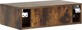 vidaXL Τραπεζάκι Τοίχου 59 x 34,5 x 17 εκ. Επεξεργασμένο Ξύλο