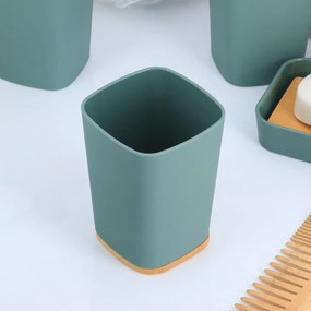 Ποτήρι Οδοντόβουρτσας (7.5x7.5x10.5) T-D Rubber Green 61110144