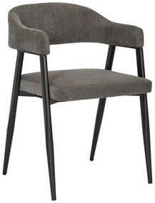 Καρέκλα - Πολυθρόνα Sezan ύφασμα σε ανθρακί απόχρωση 56x55x78εκ 2αδα 56x55x78 εκ.