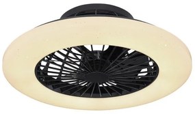 Ανεμιστήρας Οροφής LED 30W Μαύρο Dimmable Travo 03628B Globo Lighting-03628B-Μαύρο 03628B