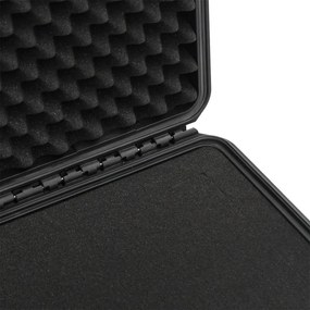 vidaXL Θήκη Πτήσης Φορητή Μαύρη 55x35x22,5 εκ. από Πολυπροπυλένιο