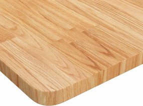 vidaXL Πάγκος Μπάνιου Ανοιχτό Καφέ 100x50x2,5 εκ. Επεξ. Μασίφ Ξύλο