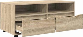 vidaXL Ντουλάπι TV Δρύς Sonoma 100 x 48 x 43 εκ. Επεξεργασμένο ξύλο
