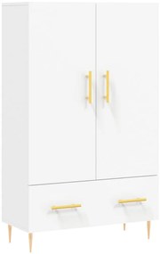 vidaXL Ντουλάπα Λευκή 69,5 x 31 x 115 εκ. από Επεξεργασμένο Ξύλο