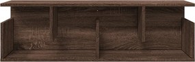 vidaXL Ντουλάπι Τοίχου Καφέ Δρυς 100x20x30 εκ. από Επεξεργασμένο Ξύλο