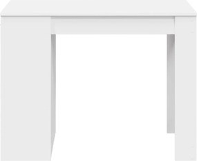 vidaXL Γραφείο με συρτάρι ράφι Λευκό 102x62x77,5cm Κατασκευασμένο ξύλο
