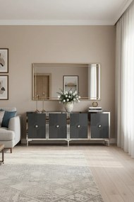 Stewehome Πολυλειτουργική κονσόλα ντουλάπι για καφέ και βάση τηλεόρασης 180x32x75 cm