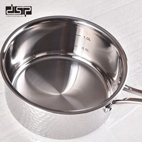 Γαλατιέρα ανοξείδωτη με καπάκι - 1.5L - CS001-A16 - DSP - 562496
