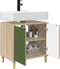 vidaXL Ντουλάπι Μπάνιου GELEEN Sonoma 60 x 40 x 60 εκ