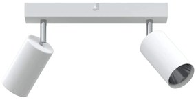 vidaXL Σποτ οροφής Λευκό 26 x 5.5 x 16.5 εκ Ατσάλι