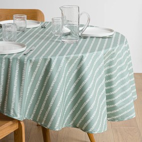 Στρογγυλό τραπεζομάντιλο από αδιαβροχοποιημένο βαμβάκι, Irun