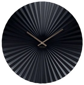 Ρολόι Τοίχου KA5657BK Sensu D40cm Steel Black Karlsson Metal