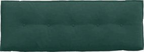 VidaXL Μαξιλάρι Πλάτης Σκούρο Πράσινο 140 x 50 x 19 cm