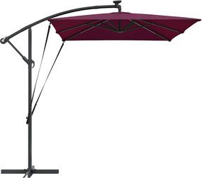 vidaXL Ομπρέλα ηλίου Βεραμάν Κόκκινο 294 x 200 x 270 εκ