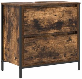 vidaXL Ντουλάπι νιπτήρα μπάνιου με συρτάρια 60x34,5x60 εκ.