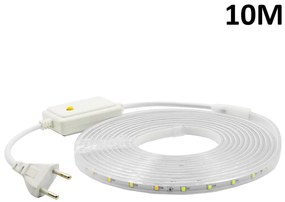 LED Ταινία Αδιάβροχη IP65 10m με 13 Προγράμματα RGB 220V