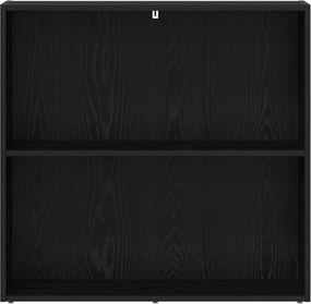 vidaXL Ράφι Βιβλίων 80 x 30 x 76,5 εκ Επεξεργασμένο Ξύλο Μαύρη Οξυά