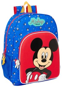 Σχολική Τσάντα Mickey Mouse Clubhouse Good day Μπλε 33 x 42 x 14 cm
