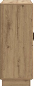 vidaXL Πλαϊνό γραφείο Artisan Δρυς 66 x 34,5 x 87 εκ.