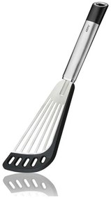 Σπάτουλα Τρυπητή Primeline GEFU-29202 31,5x8,8cm Silver-Black Gefu Steel,Siliecone