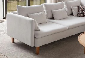 Corner Sofa Flexy L - Cream Cream