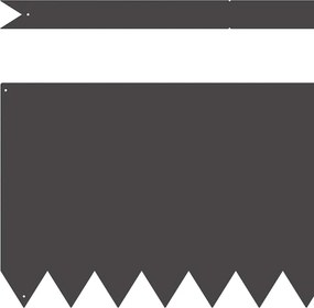 vidaXL Περίγραμμα γκαζόν 20 pcs Μαύρο 100 x 0,05 x 30 εκ