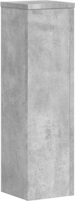 vidaXL Βάση φυτών 2 τεμ. Γκρι Σκυροδέματος 17 x 17 x 60 cm